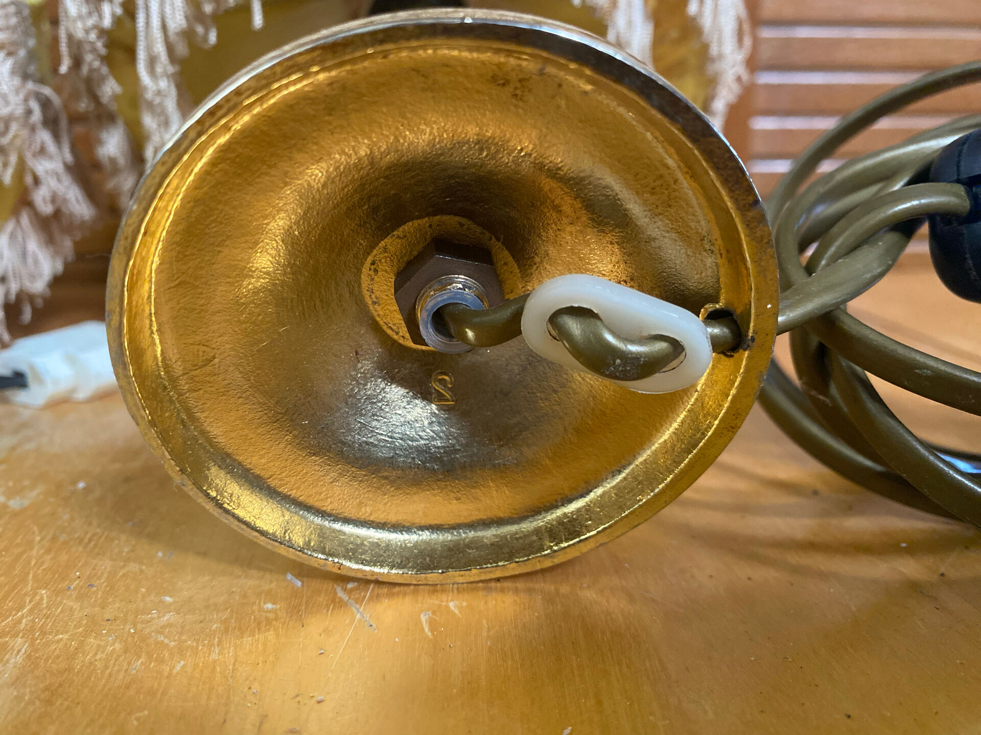 Pair of antique bedside lamps artistic creations ca gilded bronze fr
