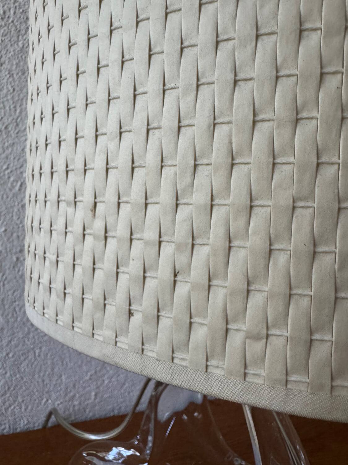 Lampe vide poche cristal années 60