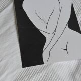 Hide in black no.1 - 30x42cm