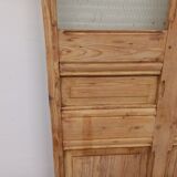 Partition in wood and glass 128 cm