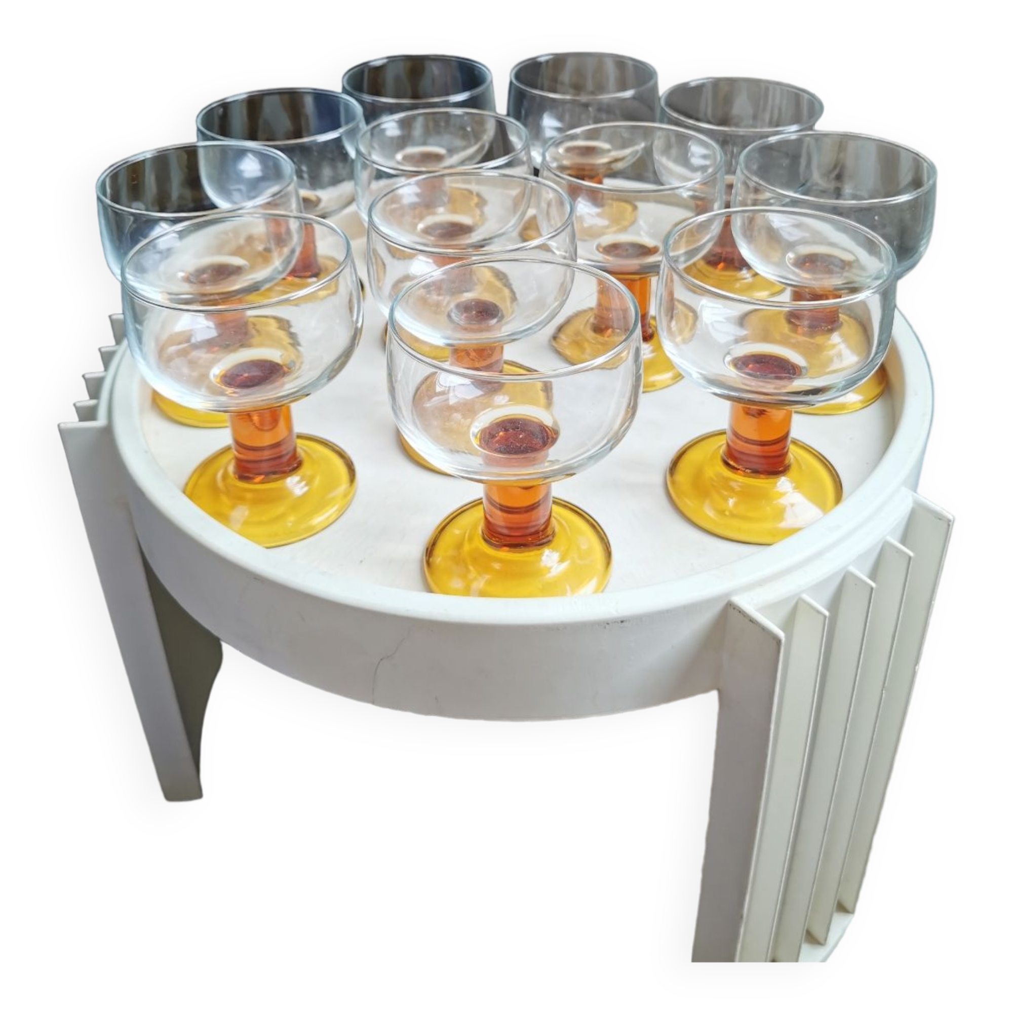 Lot of 12 vintage glasses