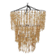 Chandelier - wooden bead pendant light