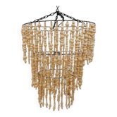 Chandelier - wooden bead pendant light