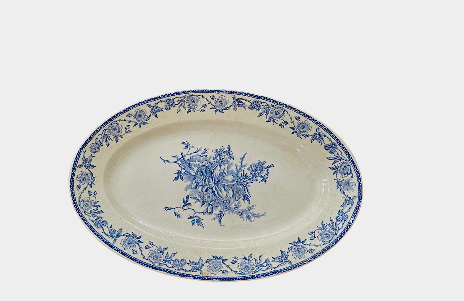 Oval flat fontanges france sarreguemines
