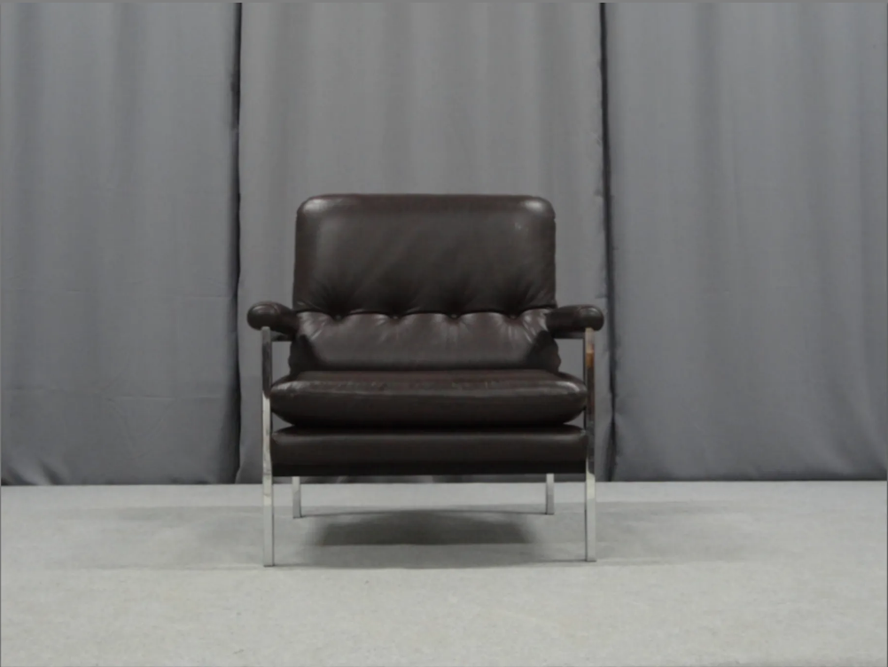 Leather armchair 1970