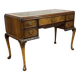 1930s Chippendale English desk in burr walnut