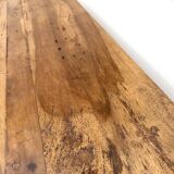 French farmhouse table in solid walnut, circa 1920