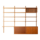 Classic shelving system from the 1950s in teak veneer by Poul Cadovius for Cado
