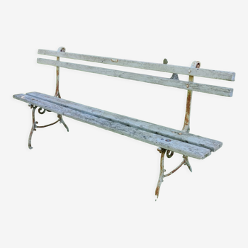 Banc de jardin pied fonte