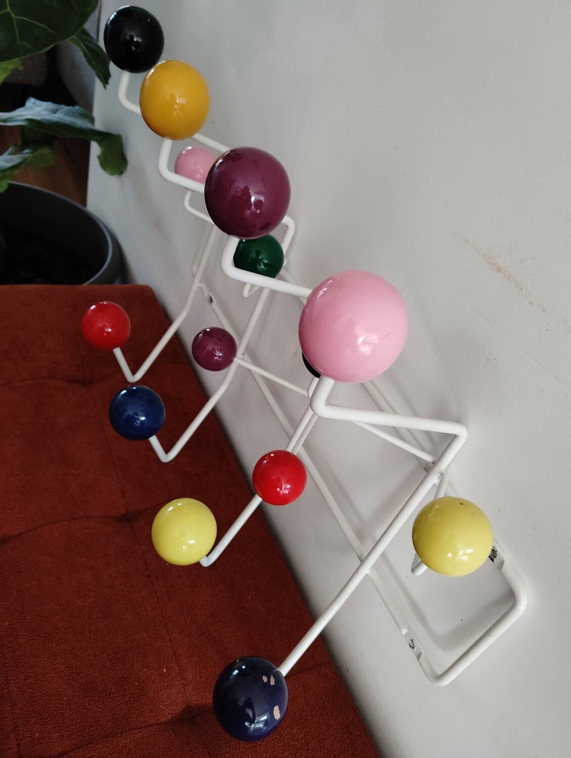 “Hang it all” coat racks by Charles and Ray Eames