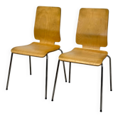 Lot de 2 chaises vintage « Gilbert » par IKEA