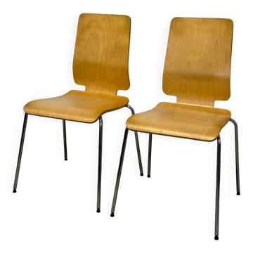 Set of 2 vintage "Gilbert" chairs by IKEA