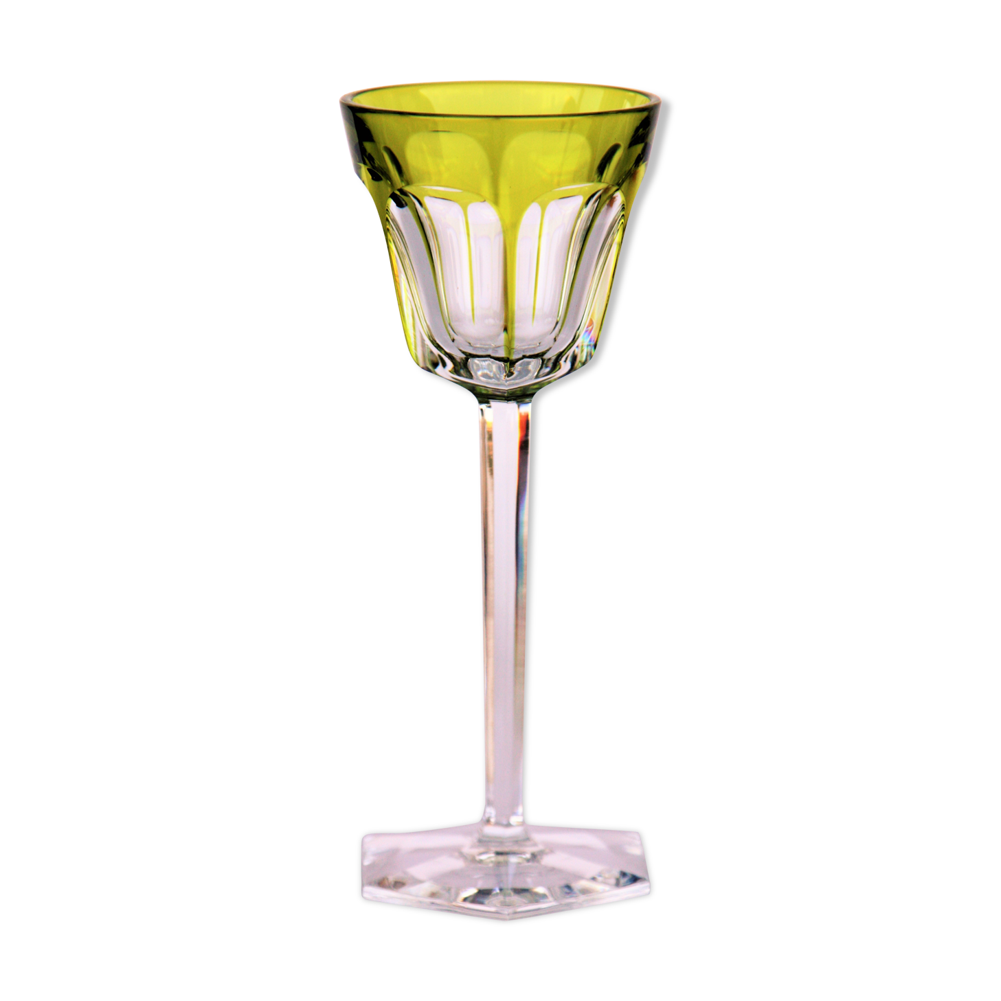 Wine glass of the Rhine Roemer Baccarat Crystal model Harcourt