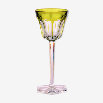 Verre à vin du Rhin Roemer en cristal de Baccarat modèle Harcourt