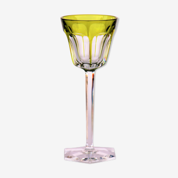Wine glass of the Rhine Roemer Baccarat Crystal model Harcourt