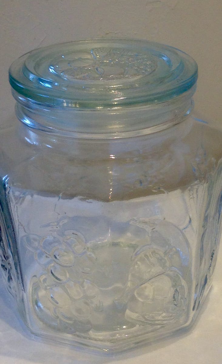 Series of jars fruit emphasis of the 1970s