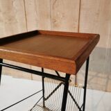 Vinyl door on wheels