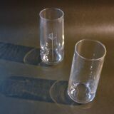 Set of 2 glasses with engraved sword