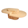 Table basse avec placage en travertin de maitland-smith, 1970s