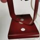 Small delicious wall lamp in Bordeaux red color from the 1980s