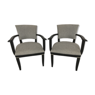 Paire de fauteuils bridges