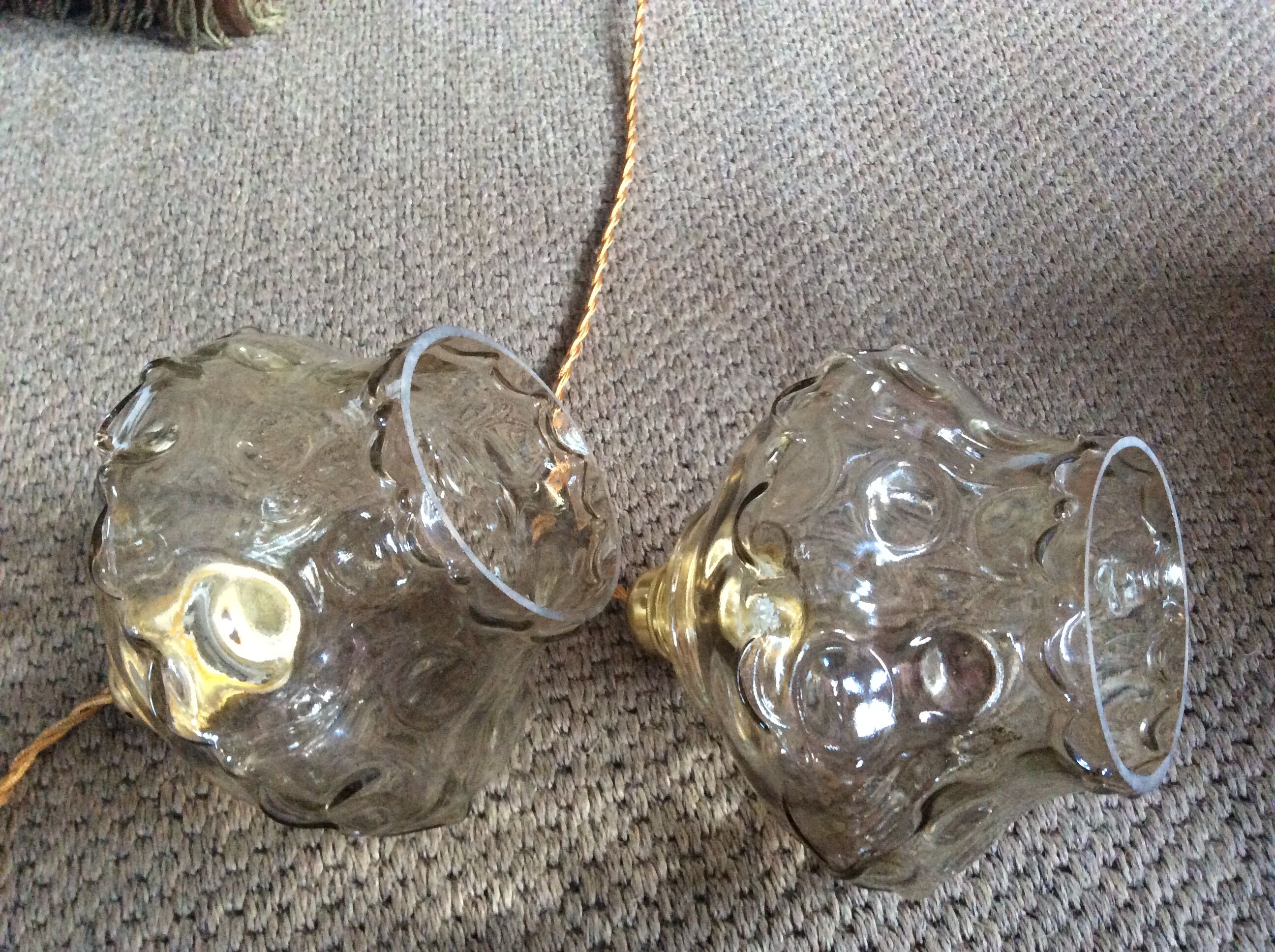 Duo de suspensions vintage