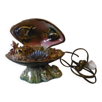 Vintage shell lamp