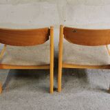 Pair of vintage low chairs
