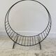 Magazine rack vintage log holder