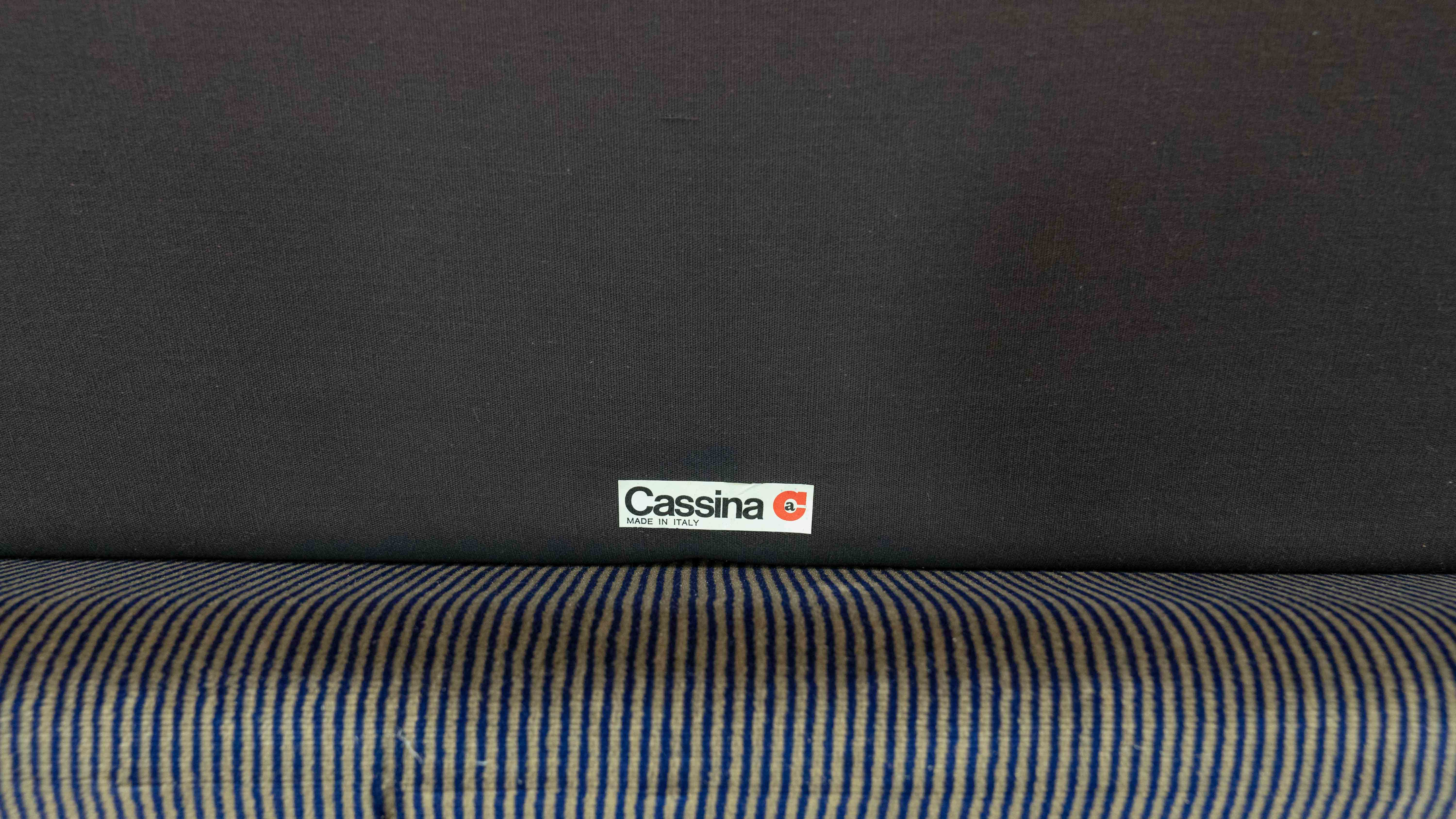 Maralunga 3-seater sofa by vico magistretti for cassina, italy