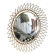 Vintage Brass Wire Mirror, Modular, Covered with Fine Gold, 1960-70