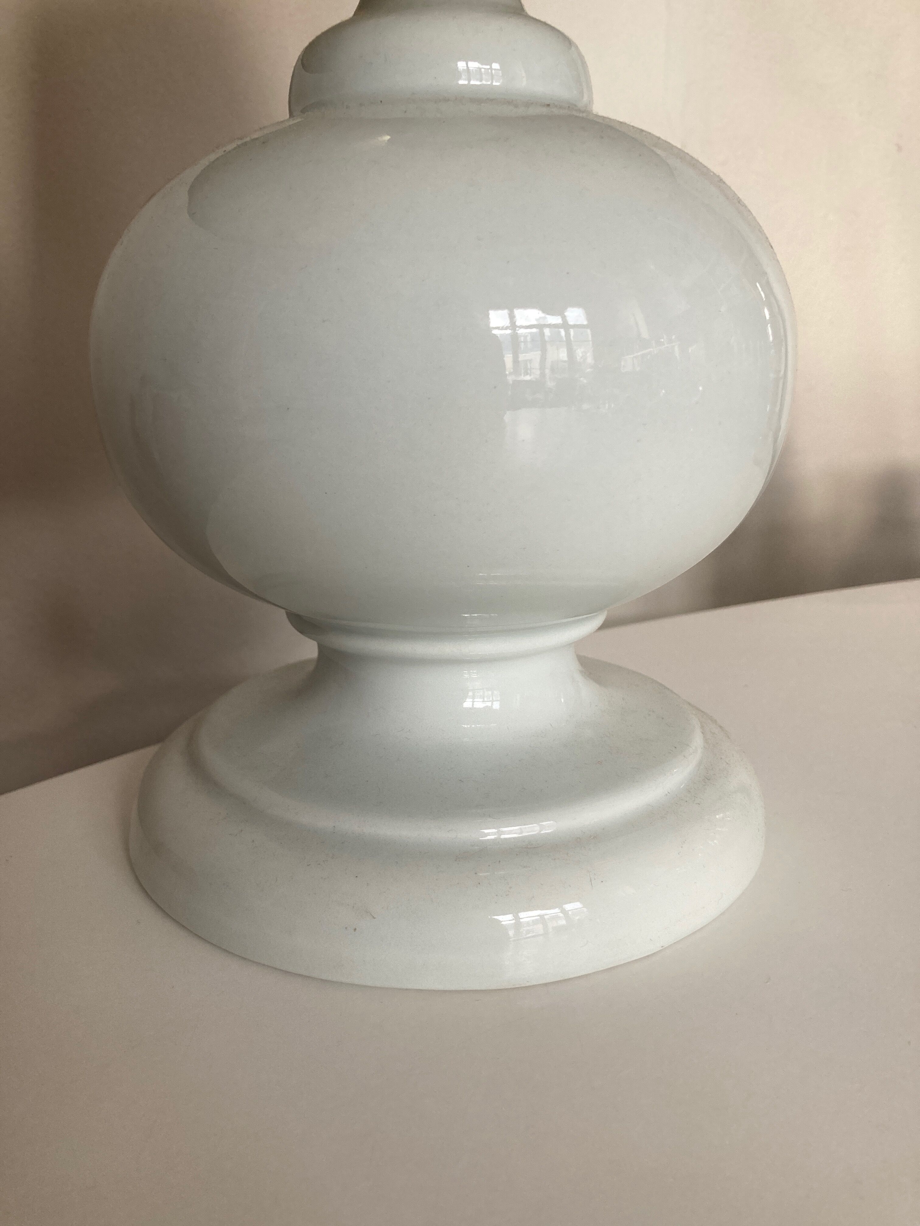 Baluster lamp ceramic italian design 1960