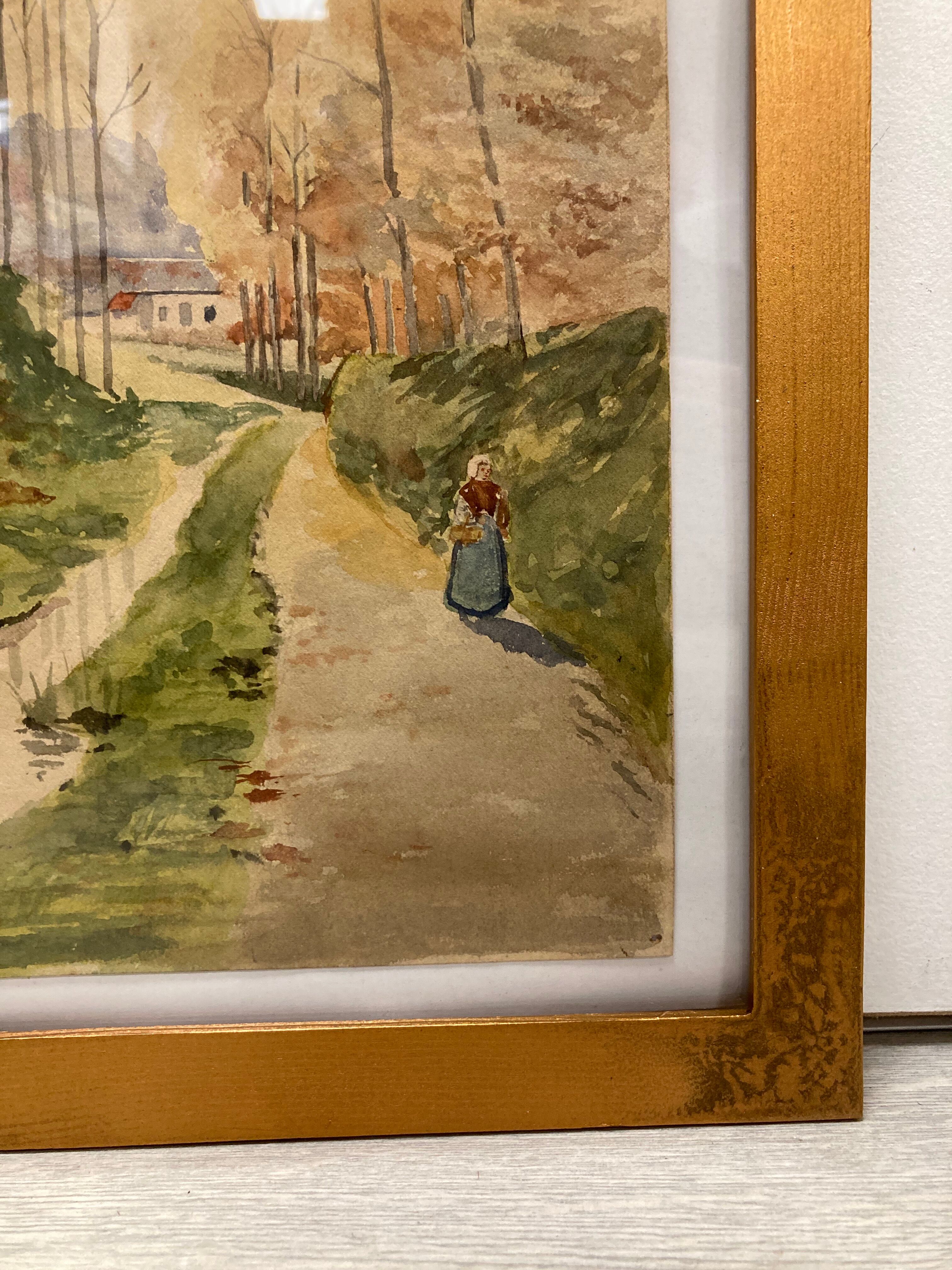 Vintage watercolor