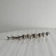 6 white stainless steel metal dachshund dog knife holders