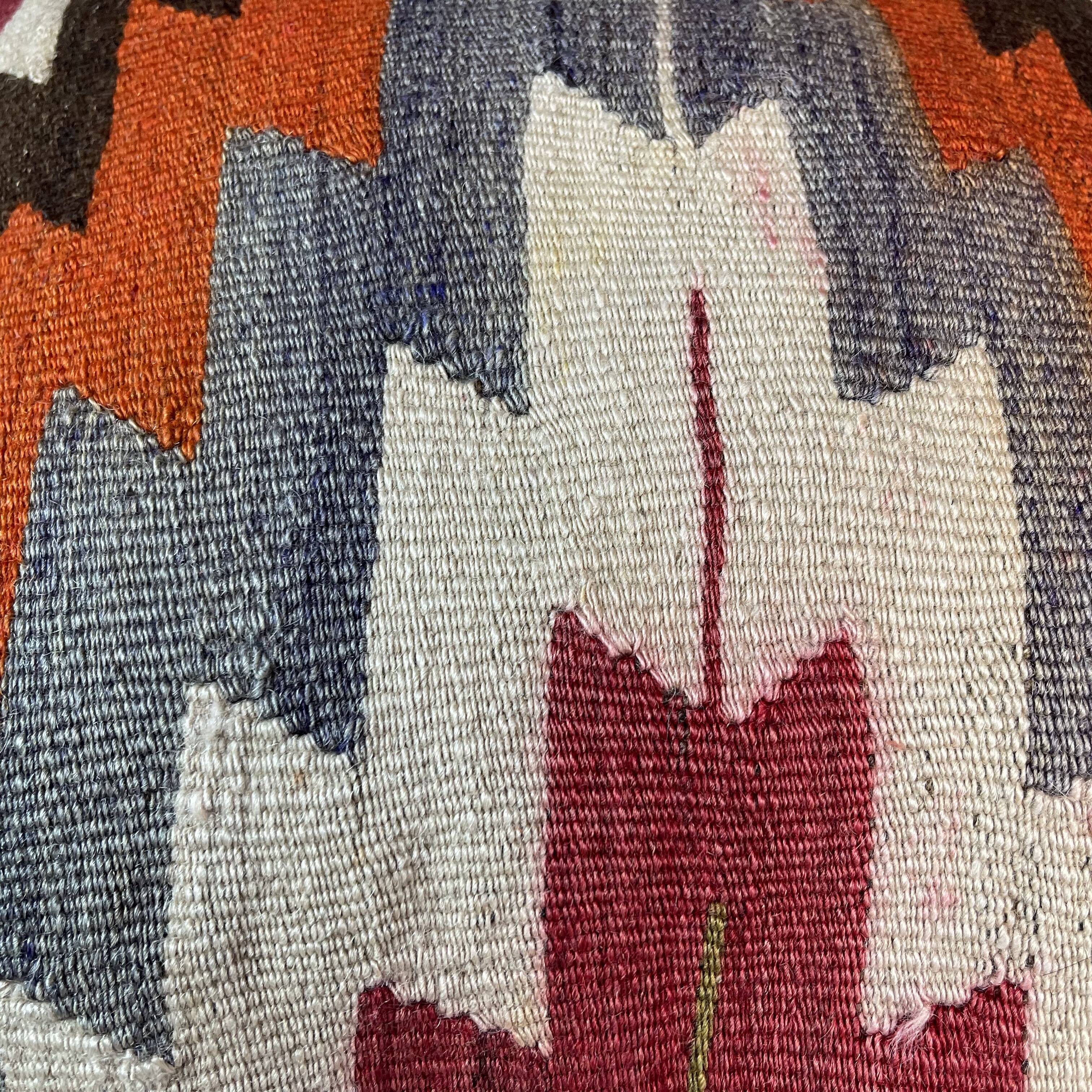 Vintage turkish kilim cushion cover 40 x 40 cm
