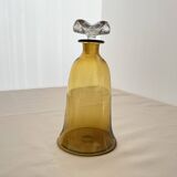 Vintage carafe and glasses service (19) in Murano glass from the 50s.