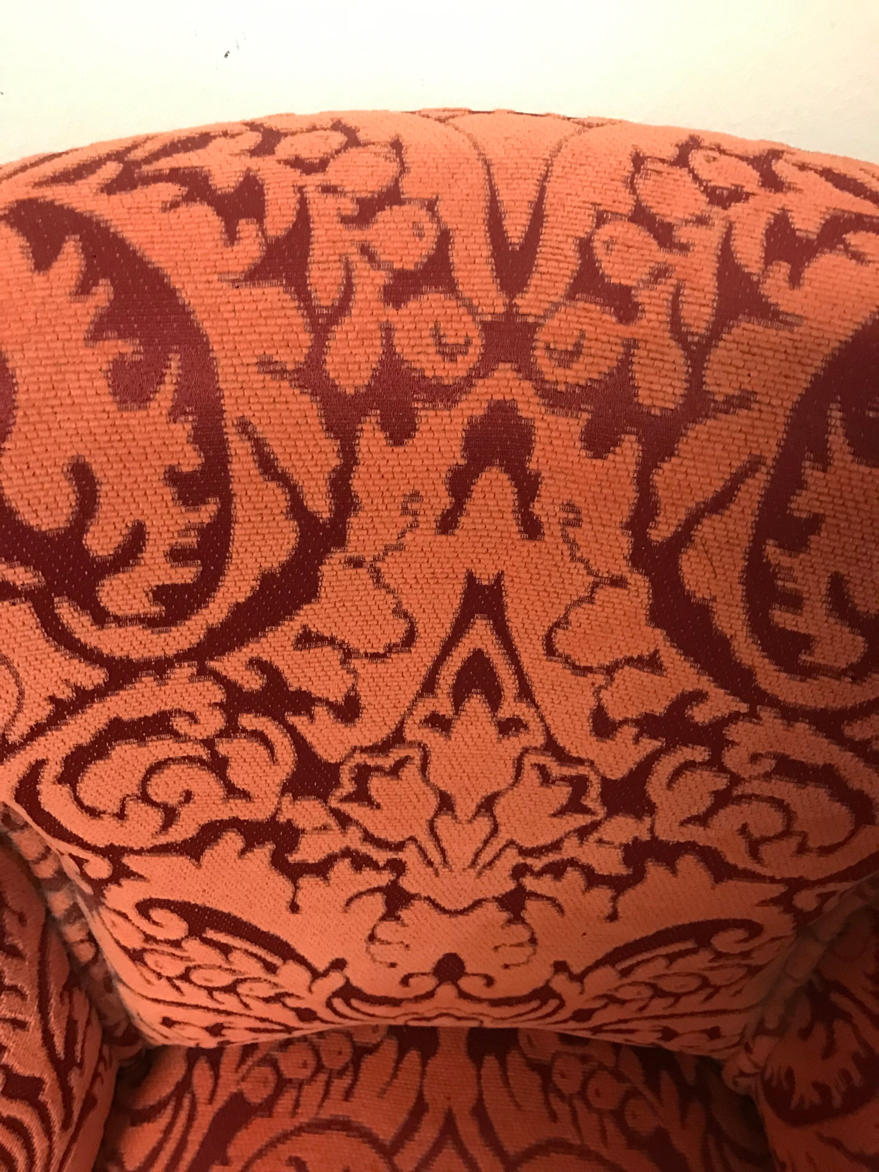 Ancien fauteuil crapaud