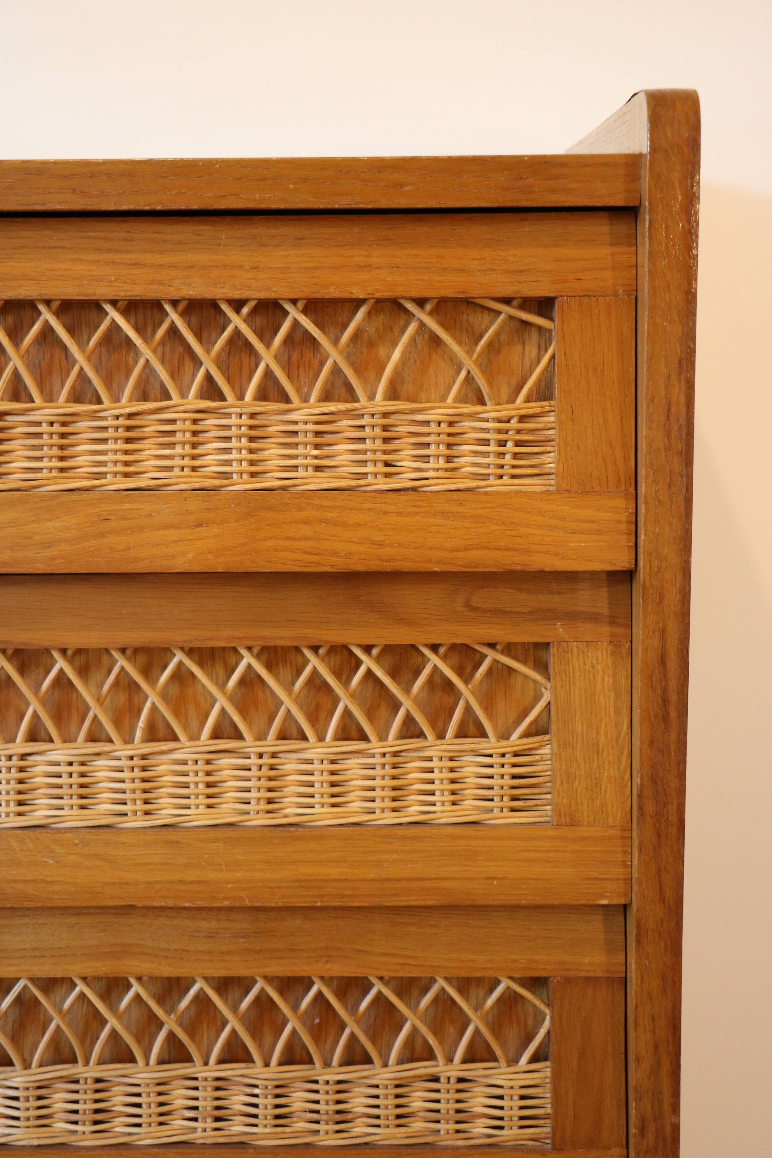 Rattan chiffonier