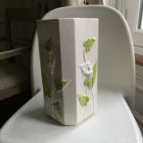 Vase with arum lilies