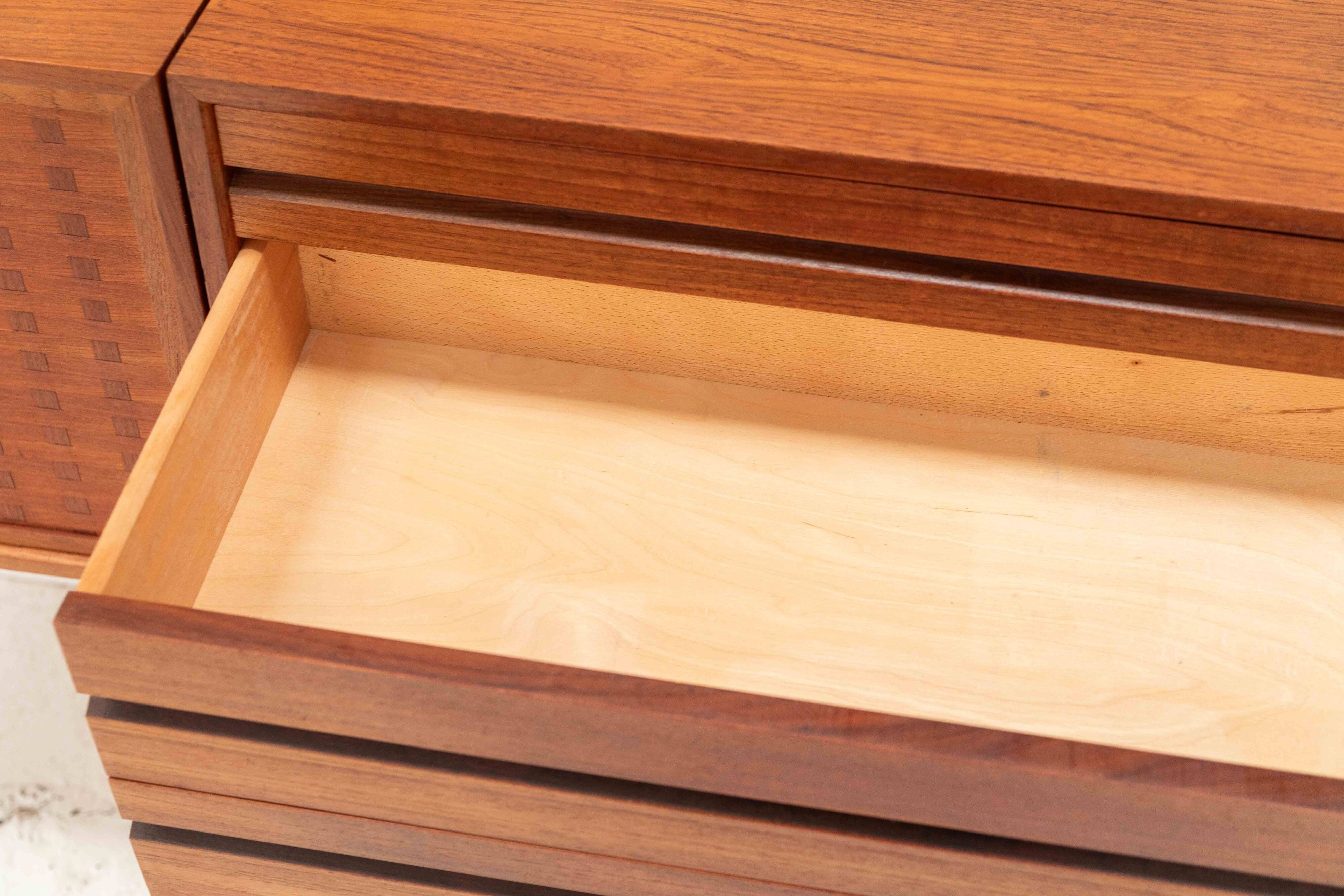 3-bay Cado wall unit by Poul Cadovius