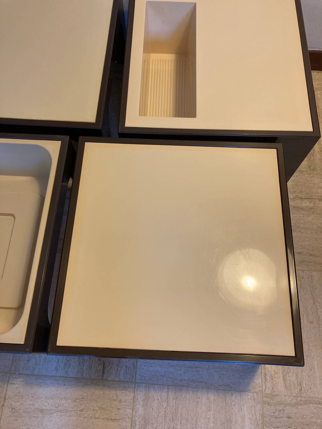 4 vintage Flair coffee tables