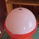 Diabolo lamp Space Age orange