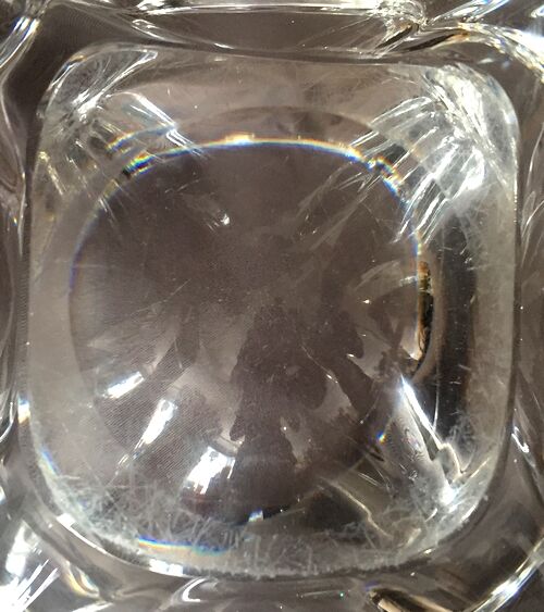 Ashtray Daum cross of Lorraine Nancy France