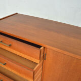 Scandinavian sideboard compass feet 1960s