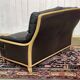 Leather and beech canapé from the 1970s.