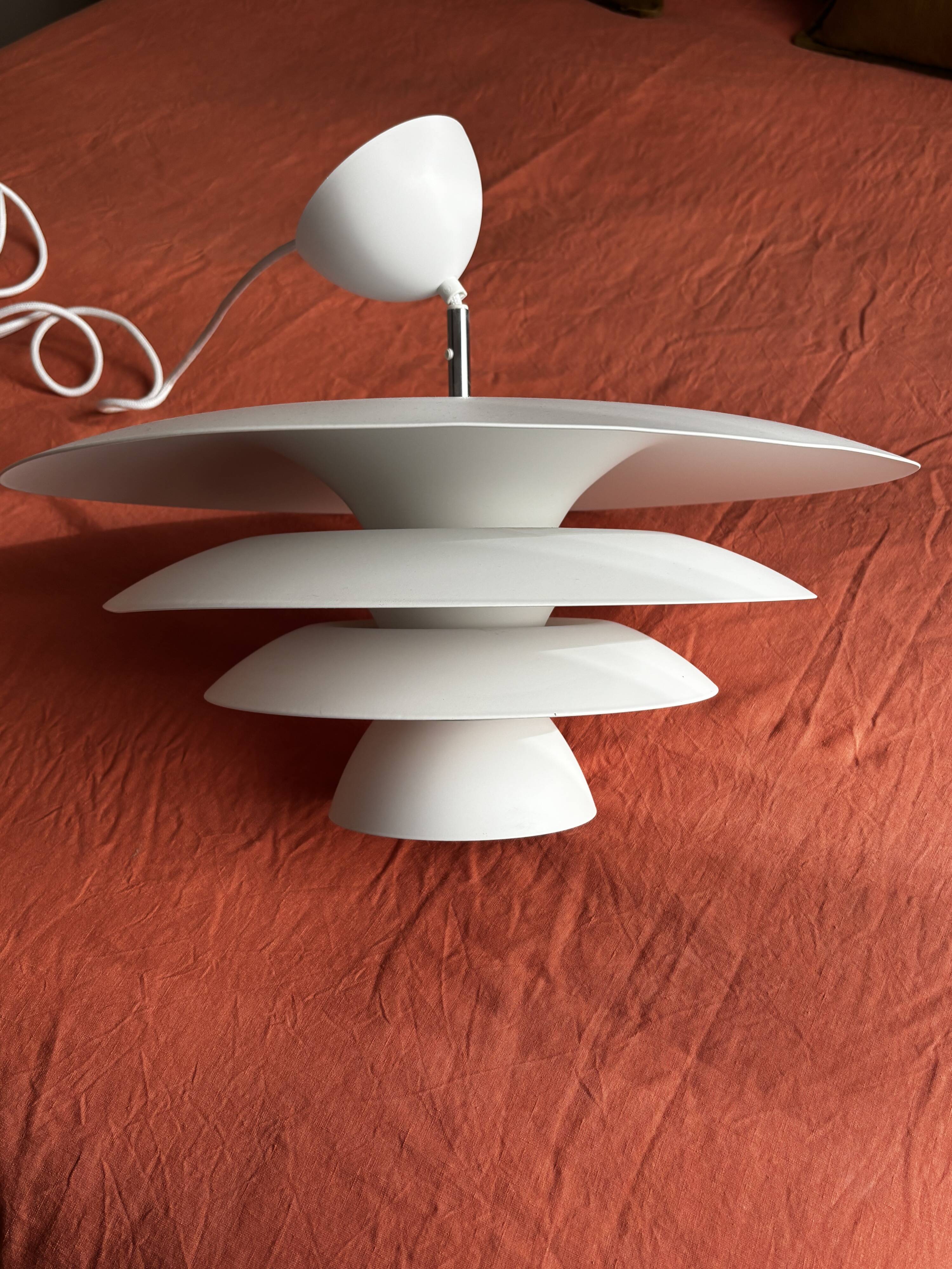 Luminaire suspension DaVinci Belid blanc