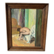 Painting "Nude influenced by Degas" 1960 France signed Jacques Galey