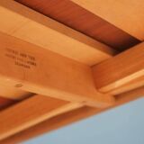 Hans Wegner AT312 oak and teak extendable dining table