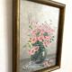 Peinture bouquet de fleurs encadrée
