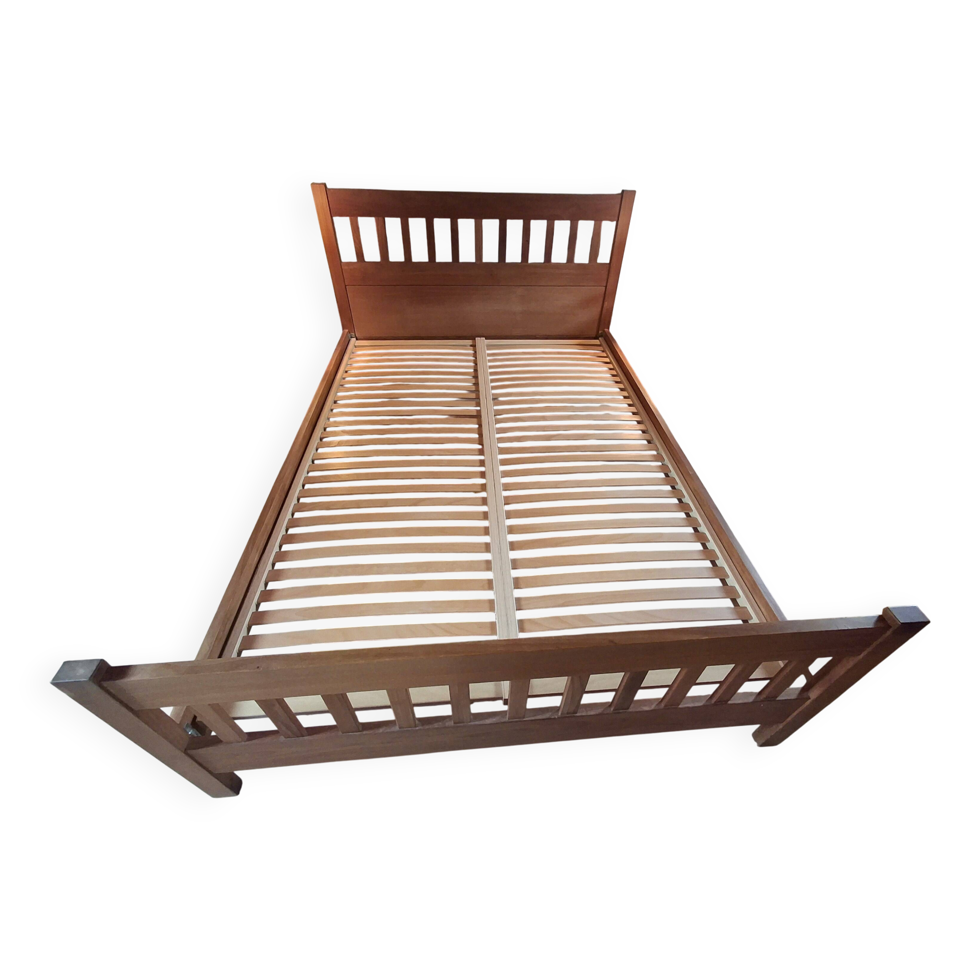 Wooden bed frame and slatted base HABITAT 140*190